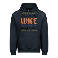 Navy i don t always listen to my wife but when i do things tend to work out Urban Hoodie - MaliasSmallBusiness