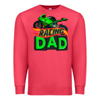Cardinal racing dad with racing motorcycle Premium Sweatshirt - AdoDesignShop
