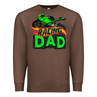 Chestnut racing dad with racing motorcycle Premium Sweatshirt - AdoDesignShop