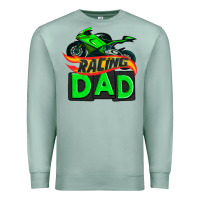Seafoam racing dad with racing motorcycle Premium Sweatshirt - AdoDesignShop
