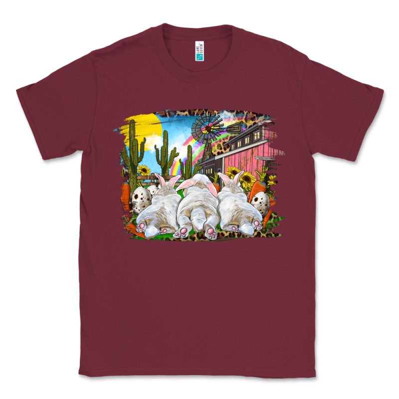 Easter Farm With Bunnies Classic Tee by RanaPortraitStore | Teevron