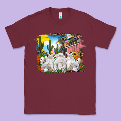 Easter Farm With Bunnies Classic Tee Designed By Ranaportraitstore