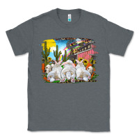 Charcoal Heather Easter Farm With Bunnies Classic Tee - RanaPortraitStore