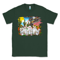 Sports Green Easter Farm With Bunnies Classic Tee - RanaPortraitStore