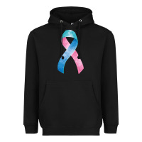 Black thyroid cancer ribbon fa element Heavyweight Hoodie - FaDigitalArtStudio
