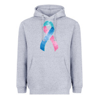 Heather Grey thyroid cancer ribbon fa element Heavyweight Hoodie - FaDigitalArtStudio