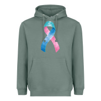 Sage thyroid cancer ribbon fa element Heavyweight Hoodie - FaDigitalArtStudio