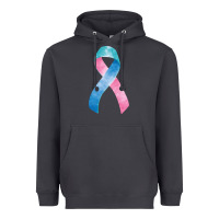 Smoke thyroid cancer ribbon fa element Heavyweight Hoodie - FaDigitalArtStudio