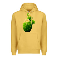 Antique Gold texas cactus Premium Hoodie - LillyAllenDesigns