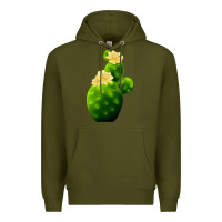 Army Green texas cactus Premium Hoodie - LillyAllenDesigns