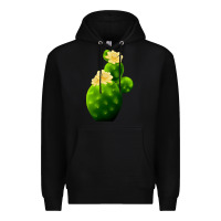 Black texas cactus Premium Hoodie - LillyAllenDesigns