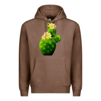 Chestnut texas cactus Premium Hoodie - LillyAllenDesigns