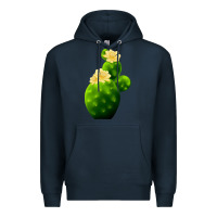 Navy texas cactus Premium Hoodie - LillyAllenDesigns