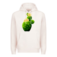 Pale Pink texas cactus Premium Hoodie - LillyAllenDesigns