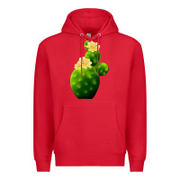 Red texas cactus Premium Hoodie - LillyAllenDesigns