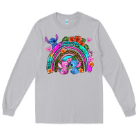 Moon Dust stitch and lilo rainbow Long Sleeve Tee - AdoDesignShop