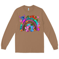 Toasted Coconut stitch and lilo rainbow Long Sleeve Tee - AdoDesignShop