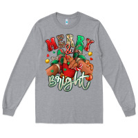 Heather Grey merry and bright black kid sneakers Long Sleeve Tee - RanaPortraitStore