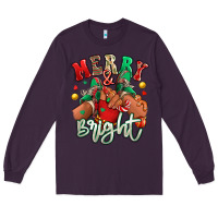 Plum merry and bright black kid sneakers Long Sleeve Tee - RanaPortraitStore