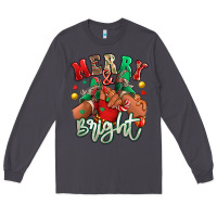 Smoke merry and bright black kid sneakers Long Sleeve Tee - RanaPortraitStore