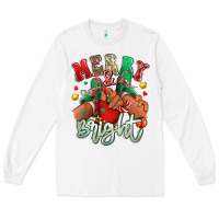 White merry and bright black kid sneakers Long Sleeve Tee - RanaPortraitStore