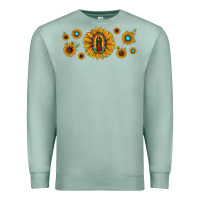 Seafoam sunflower lady of guadalupe Premium Sweatshirt - JahusDesignShop