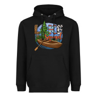 Black lake squad Heavyweight Hoodie - HRA Design Shop