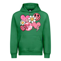 Emerald retro valentines day Urban Hoodie - MaliasSmallBusiness