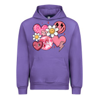 Tulip retro valentines day Urban Hoodie - MaliasSmallBusiness