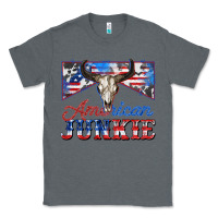 Charcoal Heather American junkie Classic Tee - Zillion Design Studio