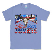 Colony Blue American junkie Classic Tee - Zillion Design Studio
