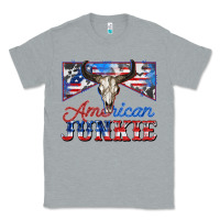 Heather Grey American junkie Classic Tee - Zillion Design Studio