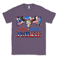 Lavender American junkie Classic Tee - Zillion Design Studio