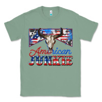 Sage American junkie Classic Tee - Zillion Design Studio