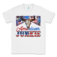 White American junkie Classic Tee - Zillion Design Studio
