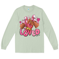 Matcha loved valentine's day afro girl sneakers Long Sleeve Tee - RanaPortraitStore