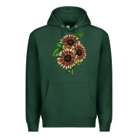 Sports Green strawberry blonde sunflower Premium Hoodie - LillyAllenDesigns