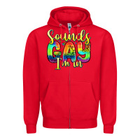 Red sounds gay i m in Zipper Hoodie - Zillion Design Studio