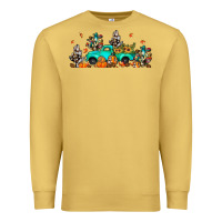 Antique Gold fall cactus pumpkin truck Premium Sweatshirt - JahusDesignShop
