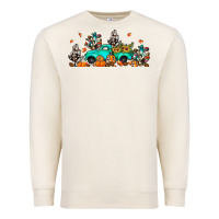 Sandshell fall cactus pumpkin truck Premium Sweatshirt - JahusDesignShop