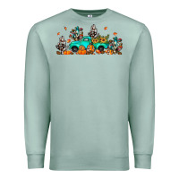 Seafoam fall cactus pumpkin truck Premium Sweatshirt - JahusDesignShop
