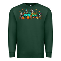 Sports Green fall cactus pumpkin truck Premium Sweatshirt - JahusDesignShop