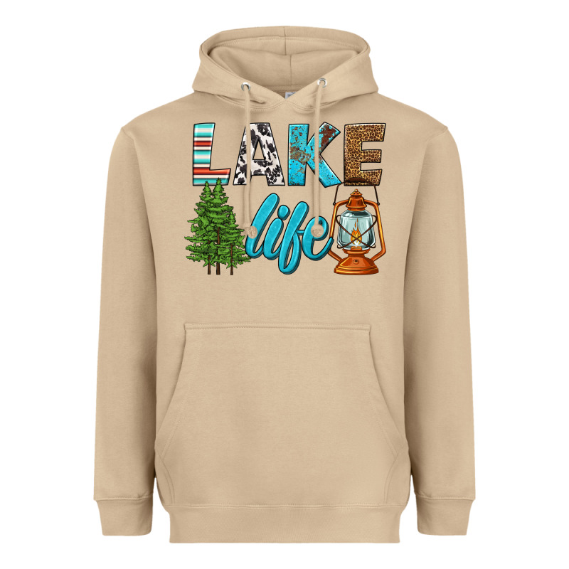 Lake Life Heavyweight Hoodie by HRA Design Shop | Teevron