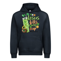 Navy st. patricks day jesus fills my cup Urban Hoodie - MaliasSmallBusiness