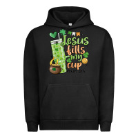 Pigment Black st. patricks day jesus fills my cup Urban Hoodie - MaliasSmallBusiness
