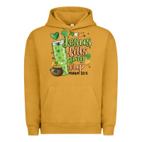 Pigment Peanut Butter st. patricks day jesus fills my cup Urban Hoodie - MaliasSmallBusiness