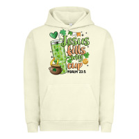 Pigment Pistachio st. patricks day jesus fills my cup Urban Hoodie - MaliasSmallBusiness