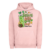 Pigment Salmon st. patricks day jesus fills my cup Urban Hoodie - MaliasSmallBusiness