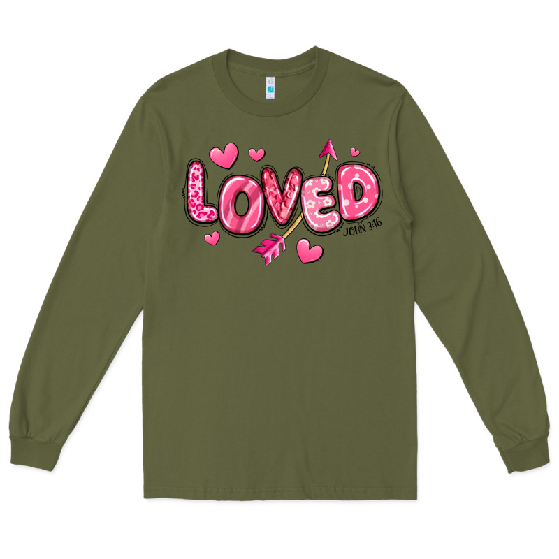 Loved Valentines Day Long Sleeve Tee by RanaPortraitStore | Teevron