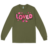 Army Green loved valentines day Long Sleeve Tee - RanaPortraitStore